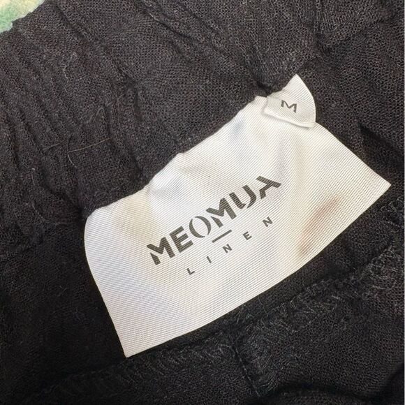 Meomua nice baggy linen blend drawstring pants Size Medium Coastal Resort - Picture 3 of 5